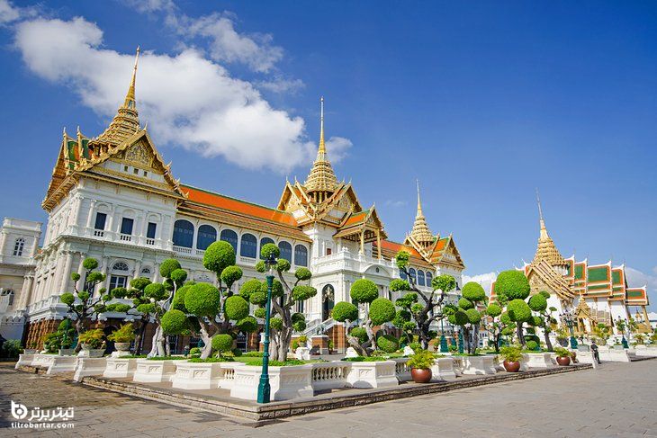 زیبایی کاخ بزرگ در بانکوک تایلند