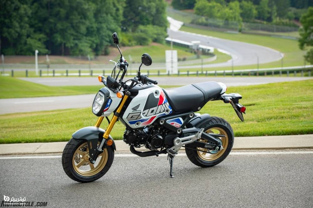 موتور سیکلت هوندا گروم مدل 2022 در جاده
