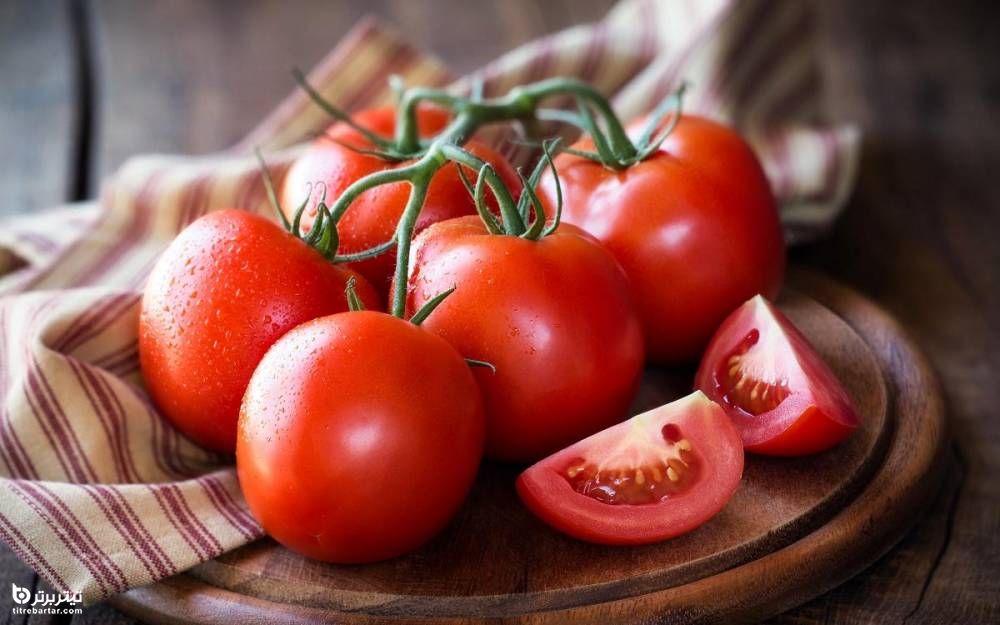 گوجه فرنگی برای سفت شدن پوست