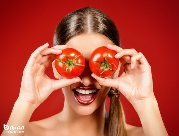 ماسک صورت گوجه فرنگی برای پوست های چرب