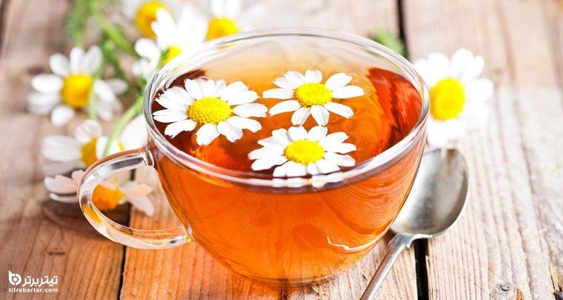 چای بابونه برای کاهش خشکی پوست