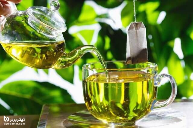 چای سبز برای رفع جوش های سر سیاه روی بینی