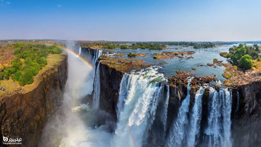 آبشار ویکتوریا، زامبیا و زیمبابوه