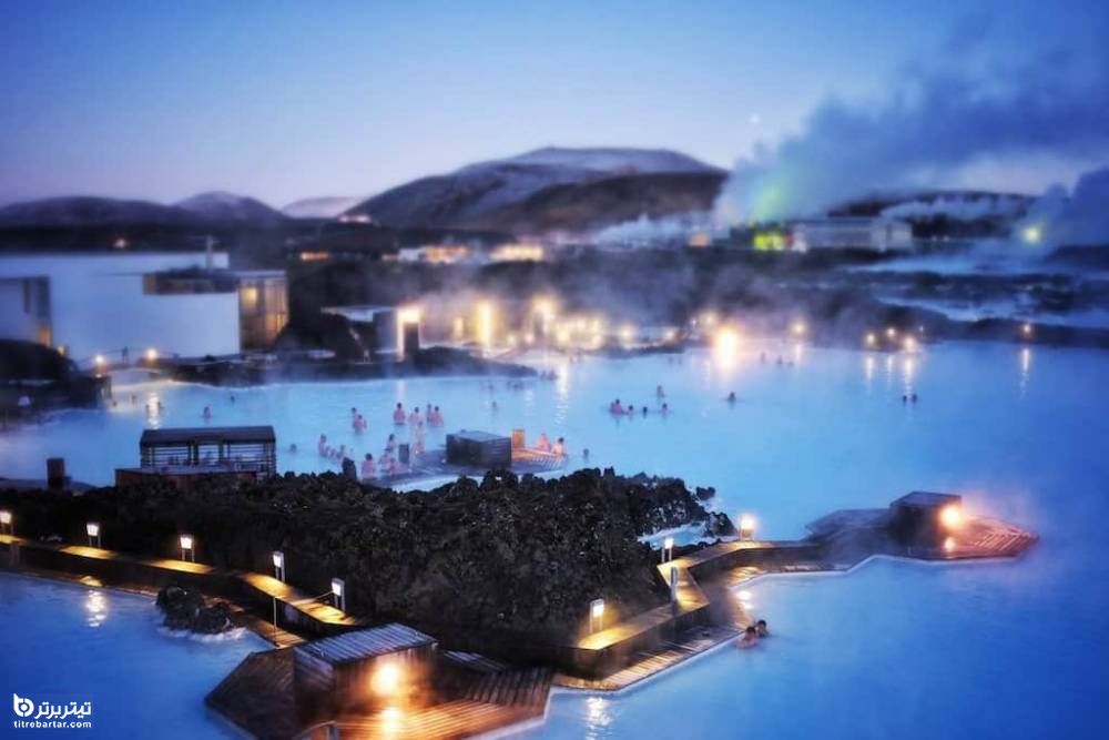 مرداب آبی، ایسلند – یکی از بهترین و معروف ترین استراحتگاه های آبگرم چشمه آب گرم در جهان
