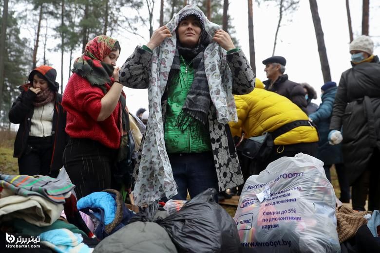 پناهندگان سرگردان در مرز بلاروس و لهستان
