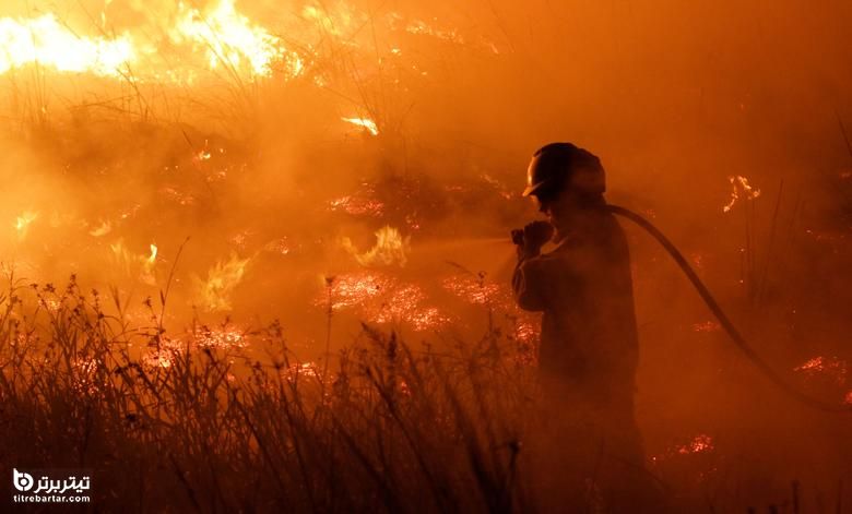 تصاویر آتش‌سوزی‌های آرژانتین ناشی از خشکسالی