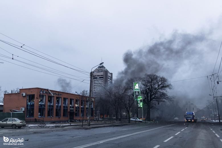 حملات و بمباران های هوایی روسیه در شهرهای اوکراین