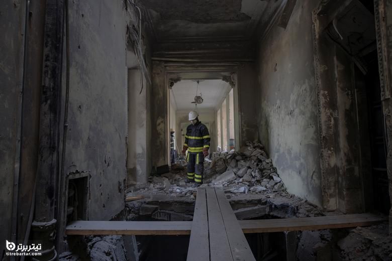 تصاویر بمباران شدن شهر خارکف در جنگ 
