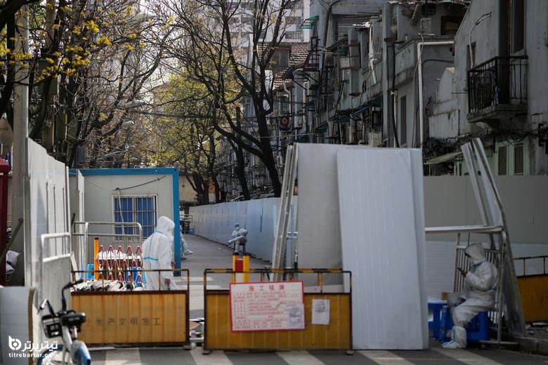 تصاویر قرنطینه شدن شانگهای چین پس از افزایش کووید