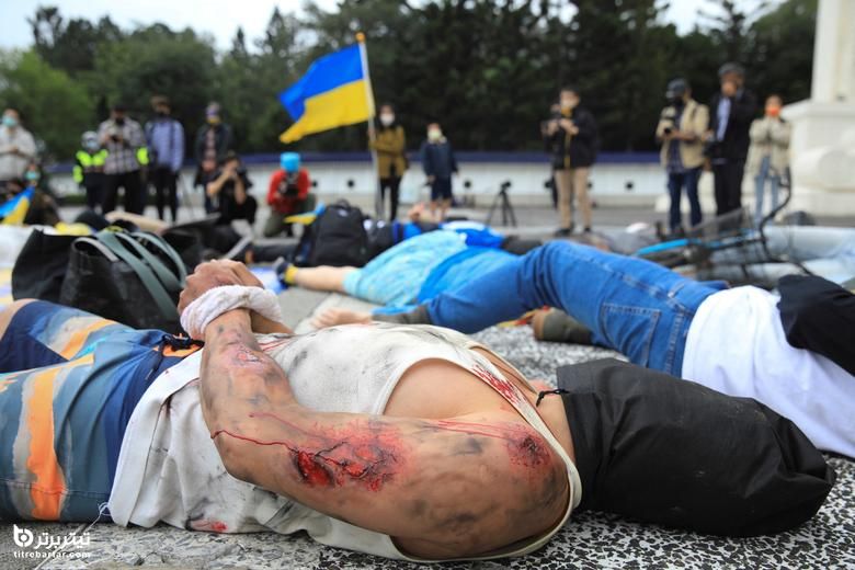 تظاهرات جهانی برای اوکراین