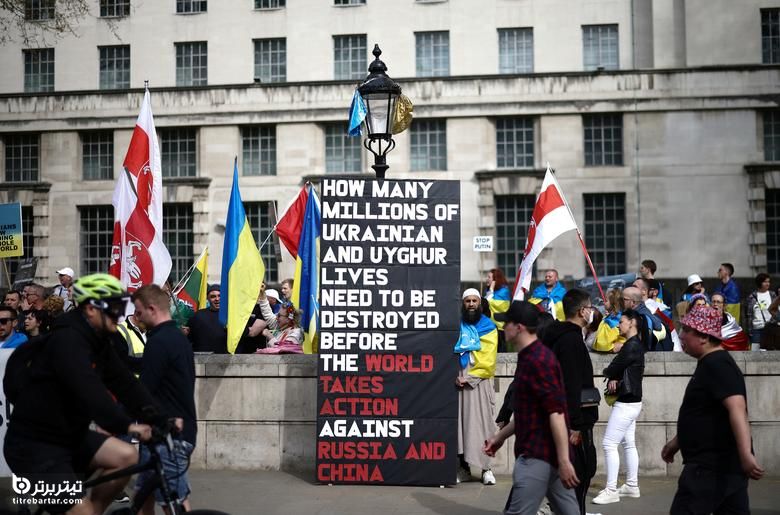 تظاهرات جهانی برای اوکراین