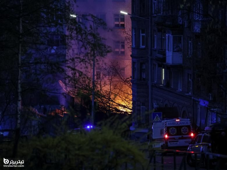 تصاویر اصابت موشک های روسیه به کیف