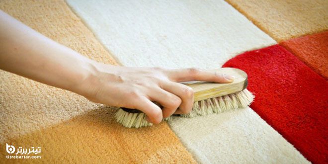 از بین بردن بوی استفراغ روی فرش