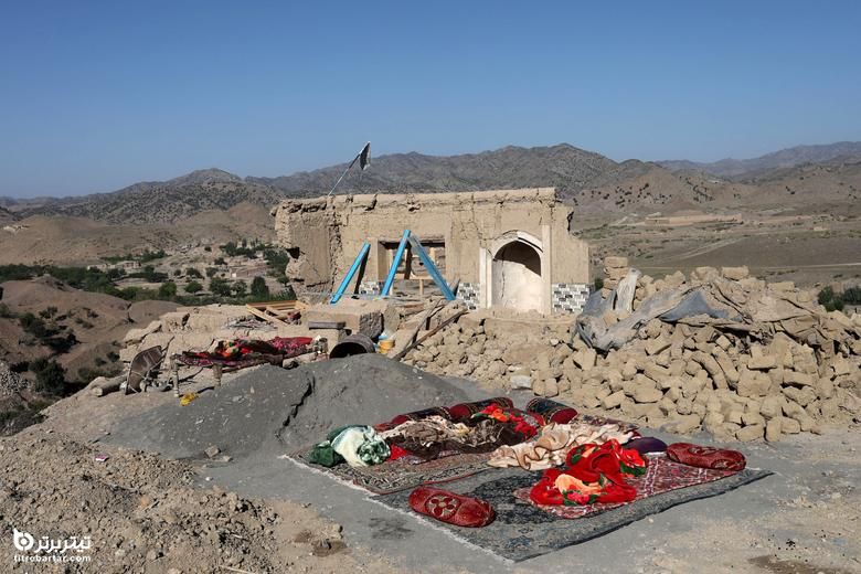 تصاویری از ویرانی زمین لرزه افغانستان