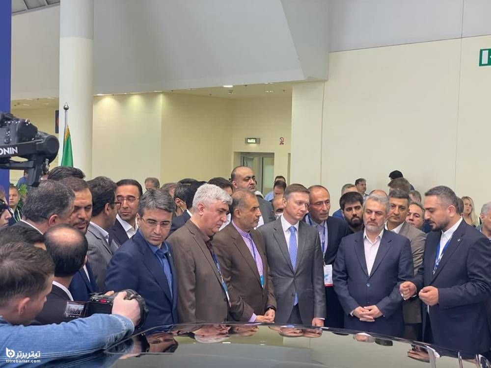  غرفه ایران خودرو در نمایشگاه بین المللی مسکو