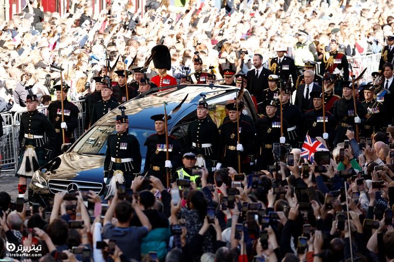 مراسم خاکسپاری ملکه انگلیس با حضور مردم این کشور
