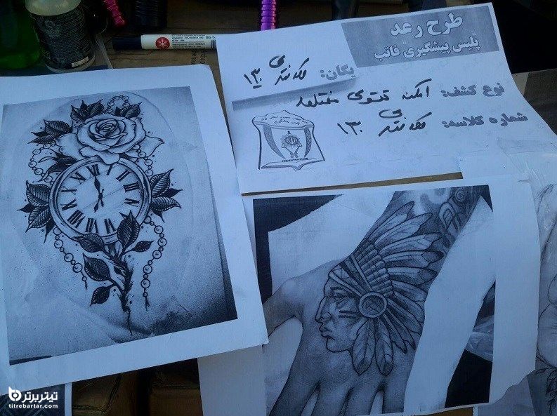 تاتو کار حرفهای زنان
