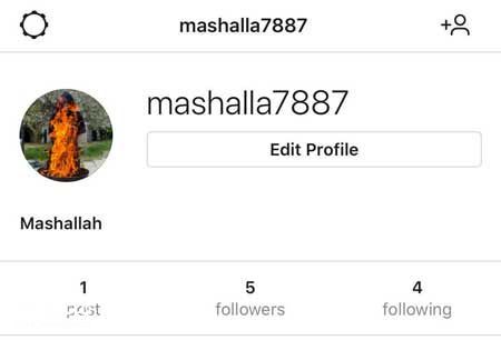 صفحه جدید تتلو در اینستاگرام با نام ماشاالله 7887