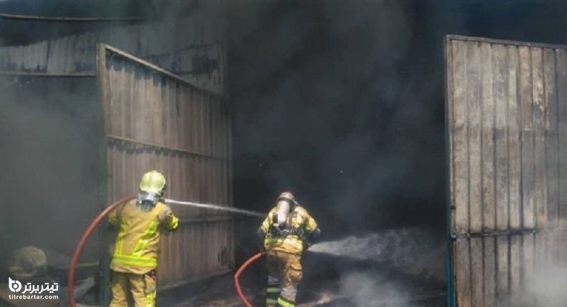 جزییات آتش سوزی گسترده در شهرک صنعتی در جاجرود