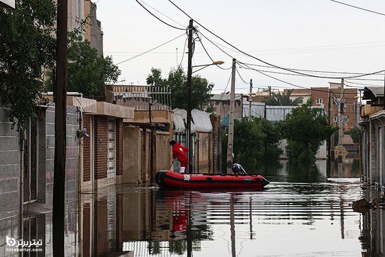بحران سیلاب در بوشهر