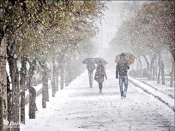پیش‌بینی بارش برف و باران در ۱۲ استان
