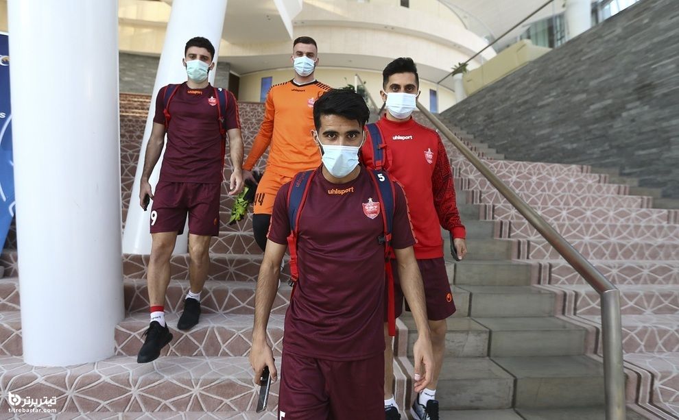 تمرین تیم پرسپولیس در دوحه قطر