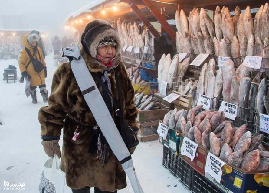 سرمای استخوان سوز زمستان در یاکوتسک سیبری سردترین شهر جهان