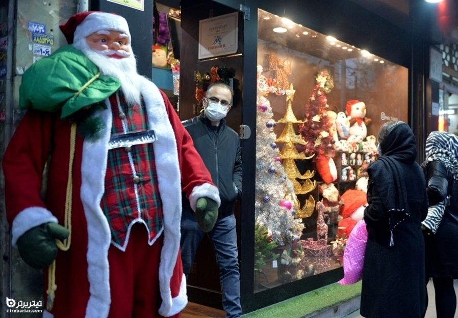 خرید ویژه جشن سال نو  مسیحیان ایرانی از مراکز فروش خیابان میرزای شیرازی پایتخت