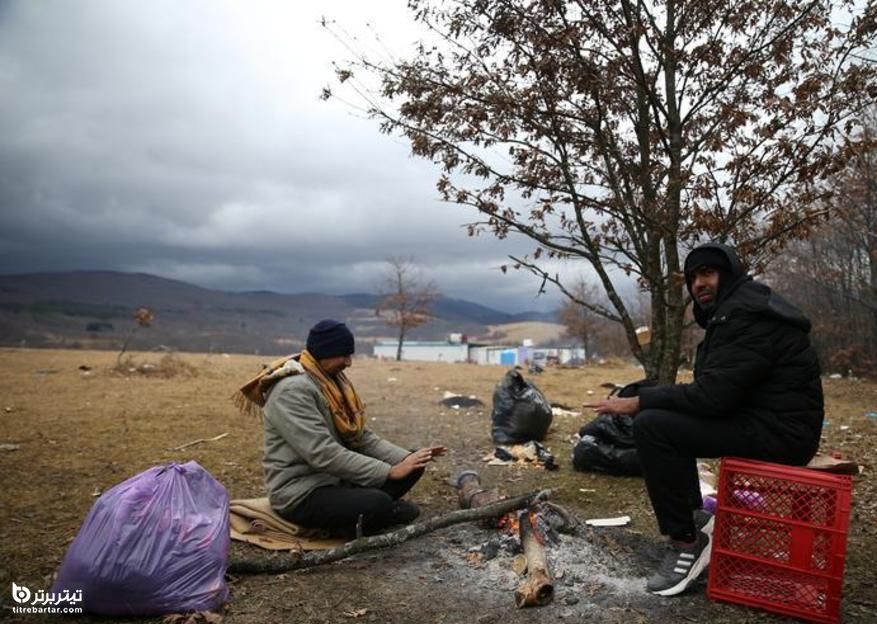 مهاجران بی‌پناه در زمستان بوسنی 