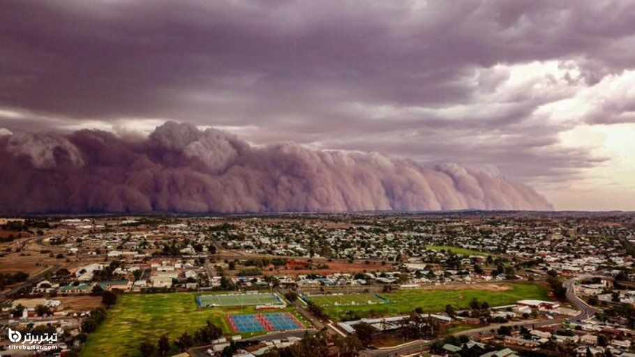 طوفان گرد و غبار در استرالیا؛ بهترین عکس سال ۲۰۲۰ گاردین