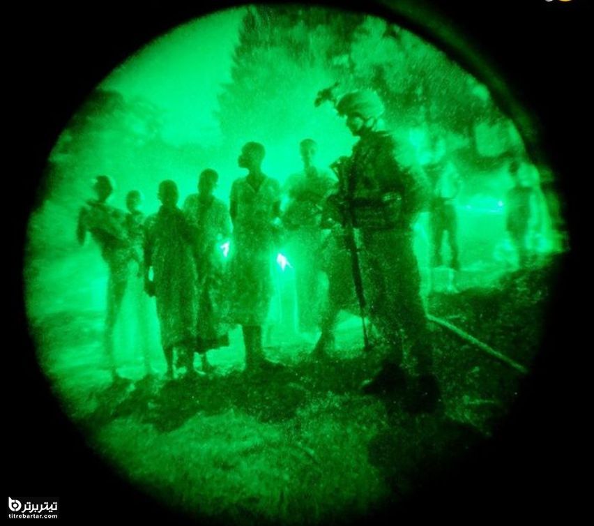 گشت زنی نیرو‌های حافظ صلح سازمان ملل در کنگو با دوربین دید در شب