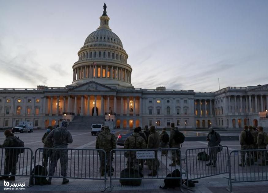 ساختمان کنگره آمریکا در واشنگتن تحت شدیدترین تدابیر امنیتی