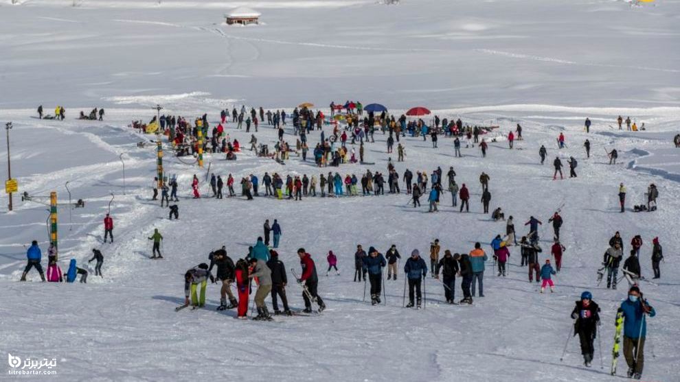 هجوم گردشگران به منطقه گلمرگ، بهشت برفی کشمیر
