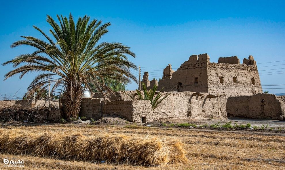 نمایی از بنای تاریخی قلعه پسکوه در شهرستان سراوان استان سیستان و بلوچستان