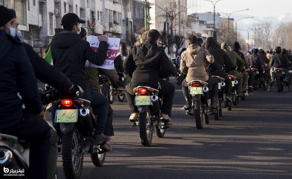  رژه موتورسواران به مناسبت سالروز ورود امام (ره) به کشور