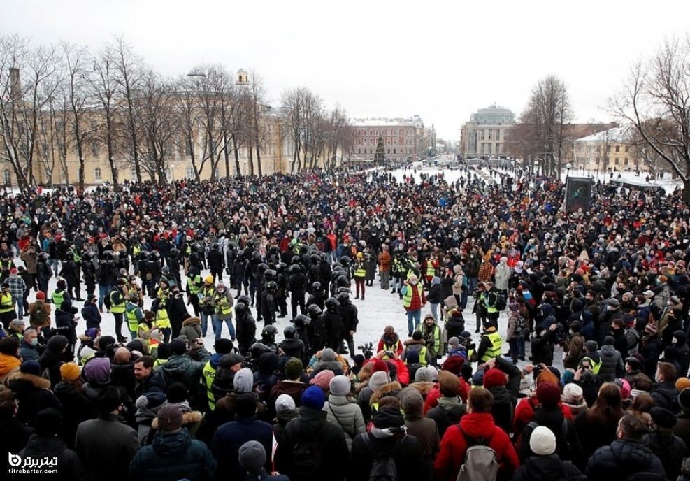 اعتراض سراسری هواداران الکسی ناوالنی، مخالف سرسخت ولادیمیر پوتین