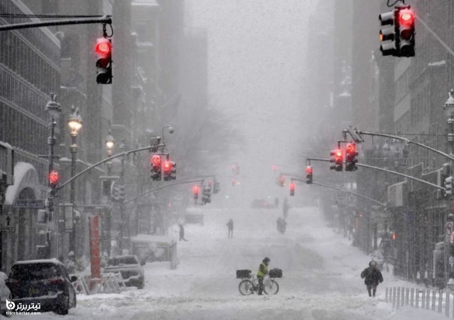 اعلام شرایط اضطراری در نیویورک به دلیل طوفان برف