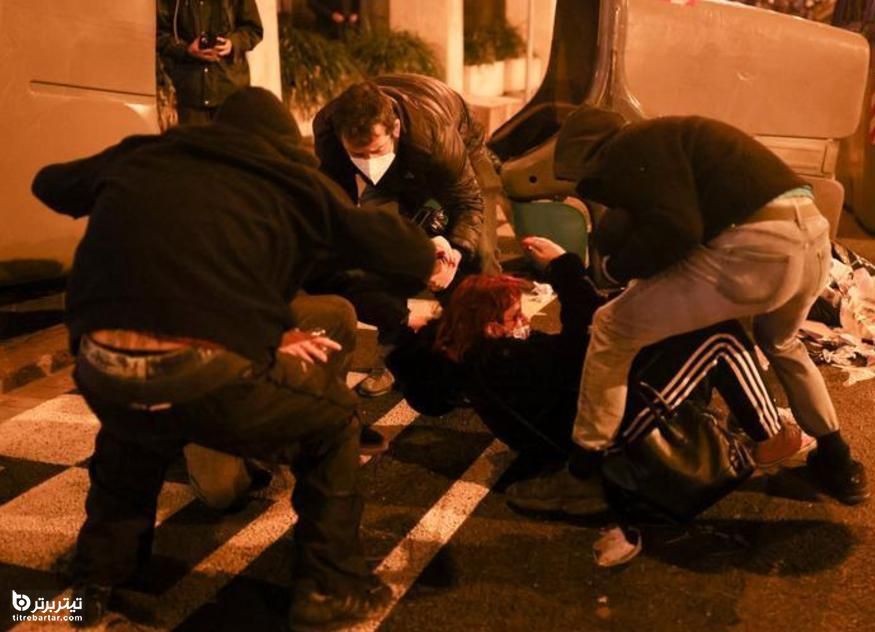 درگیری هواداران رپر اسپانیایی با پلیس بارسلون