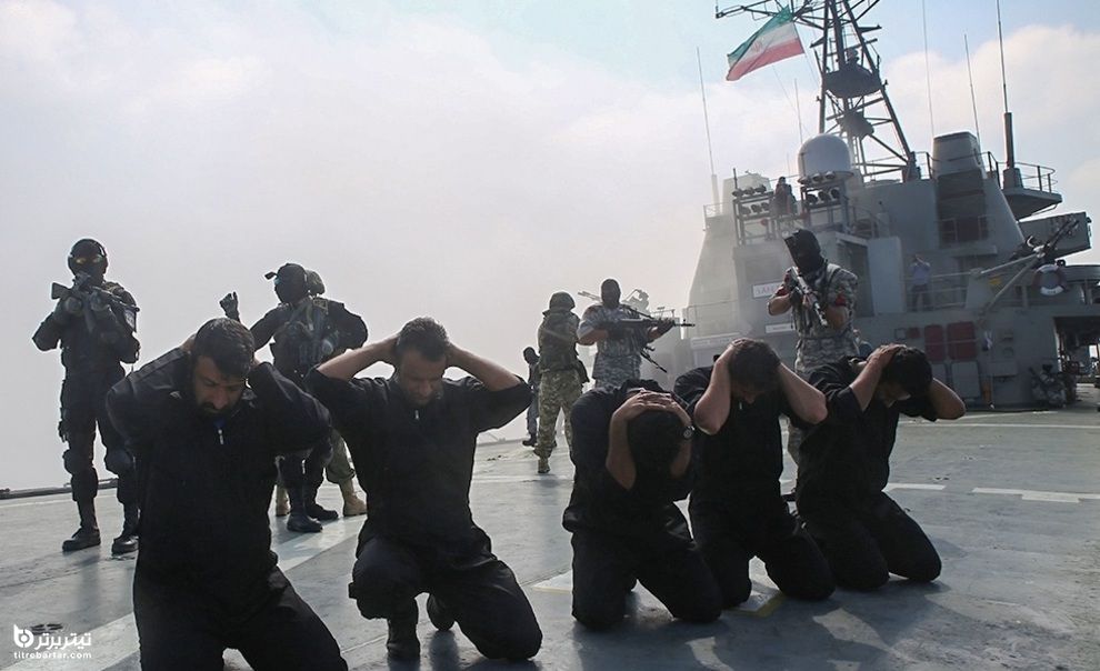 عملیات آزادسازی کشتی ربوده شده در رزمایش یگان‌های شناور ایران و روسیه