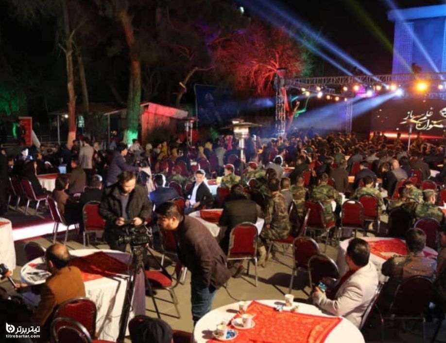 مراسم افتتاحیه جشنواره فیلم سرباز در کابل پایتخت افغانستان 