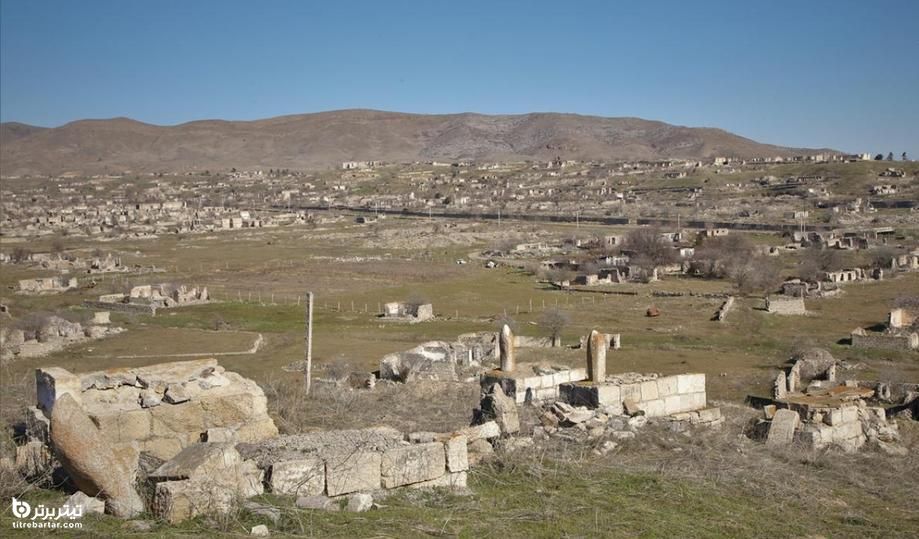 تخریب قبرستان‌های قره باغ به دست نیروهای ارمنی 