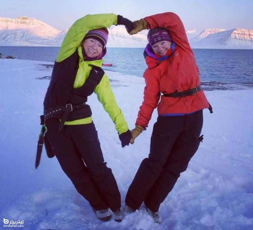 سونیوا سوربی و هیلده فالون نخستین زنانی بودند که به تنهایی یک سال در قطب شمال زندگی کردند