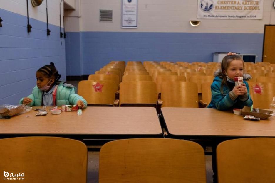 برداشته شدن محدودیت کرونایی زمینه ساز ناهار خوردن دانش آموزان در مدارس فیلادلفیا 