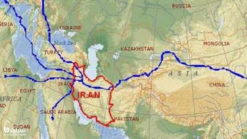 اتصال ایران و چین از راه ابریشم جدید