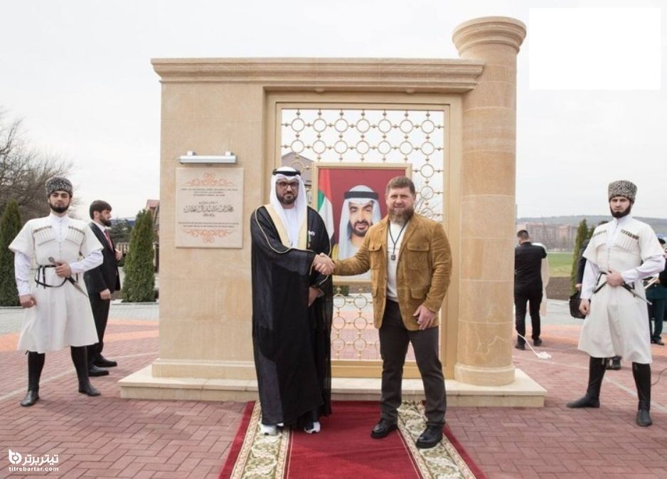 رهبر چچن به پاس قدردانی از خدمات ولیعهد ابوظبی و معاون فرماندهی عالی نیرو‌های مسلح امارات خیابانی در پایتخت چچن را به نام وی نامگذاری کرد