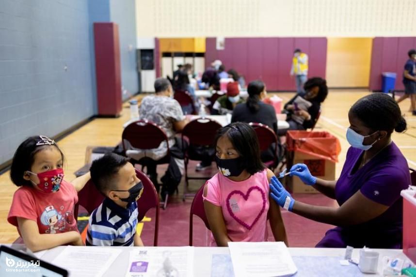 واکسیناسیون نوجوانان در فیلادلفیا در مقابل کرونا
