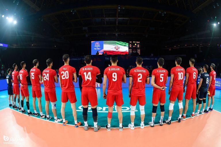 ترکیب والیبال ایران در دیدار با آمریکا