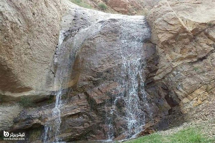 آبشار لت مال جاذبه دیدنی روستای وردیج