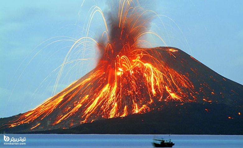 کوه آتشفشان آتنا مهمترین نماد جزیره سیسیل