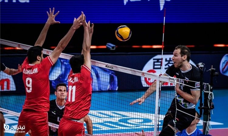 حواشی دیدار تیم ملی والیبال ایران با اسلوونی 